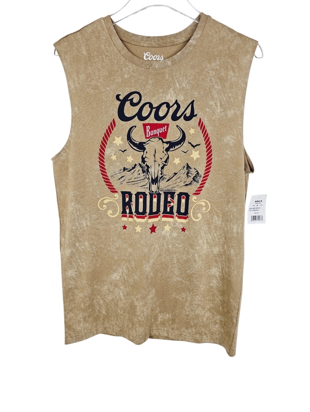 Coors Rodeo Sleeveless Shirt NWT